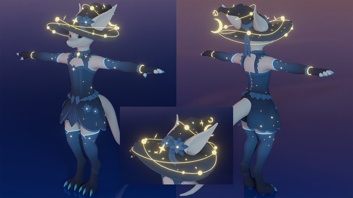 I've almost finished this year's Halloween outfit, it will be compatible with Narbo and Nova