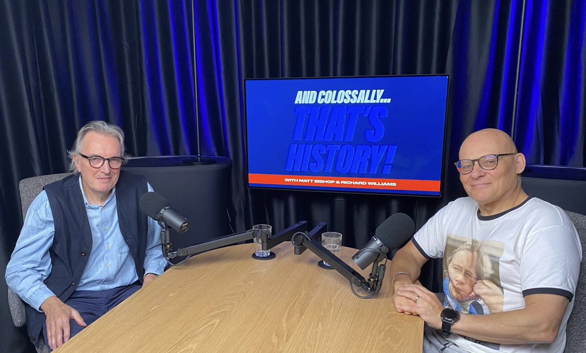 TheBishF1's tweet image. This afternoon Richard Williams &amp;amp; I recorded episode 1 of the 4th series of our #F1 history podcast #AndColossallyThatsHistory. You’ll be able to listen to it next week. 👍