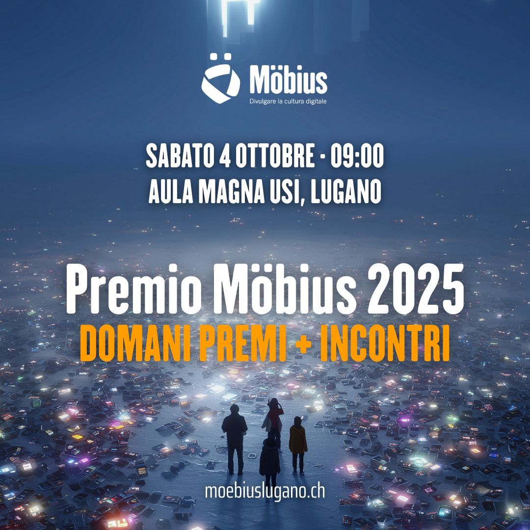FondazMoebius's tweet photo. Domani conferenze + Premi Möbius 2025 (USI Lugano, dalle 09:00).
Programma: https://t.co/M6x5lhtvfp https://t.co/3AK4AOSANw