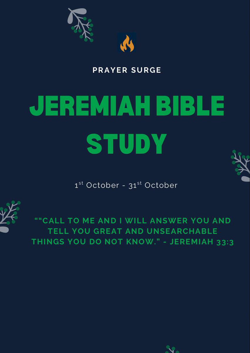 We are studying Jeremiah all through this month. Daily readings, weekly expositions, and prayers.