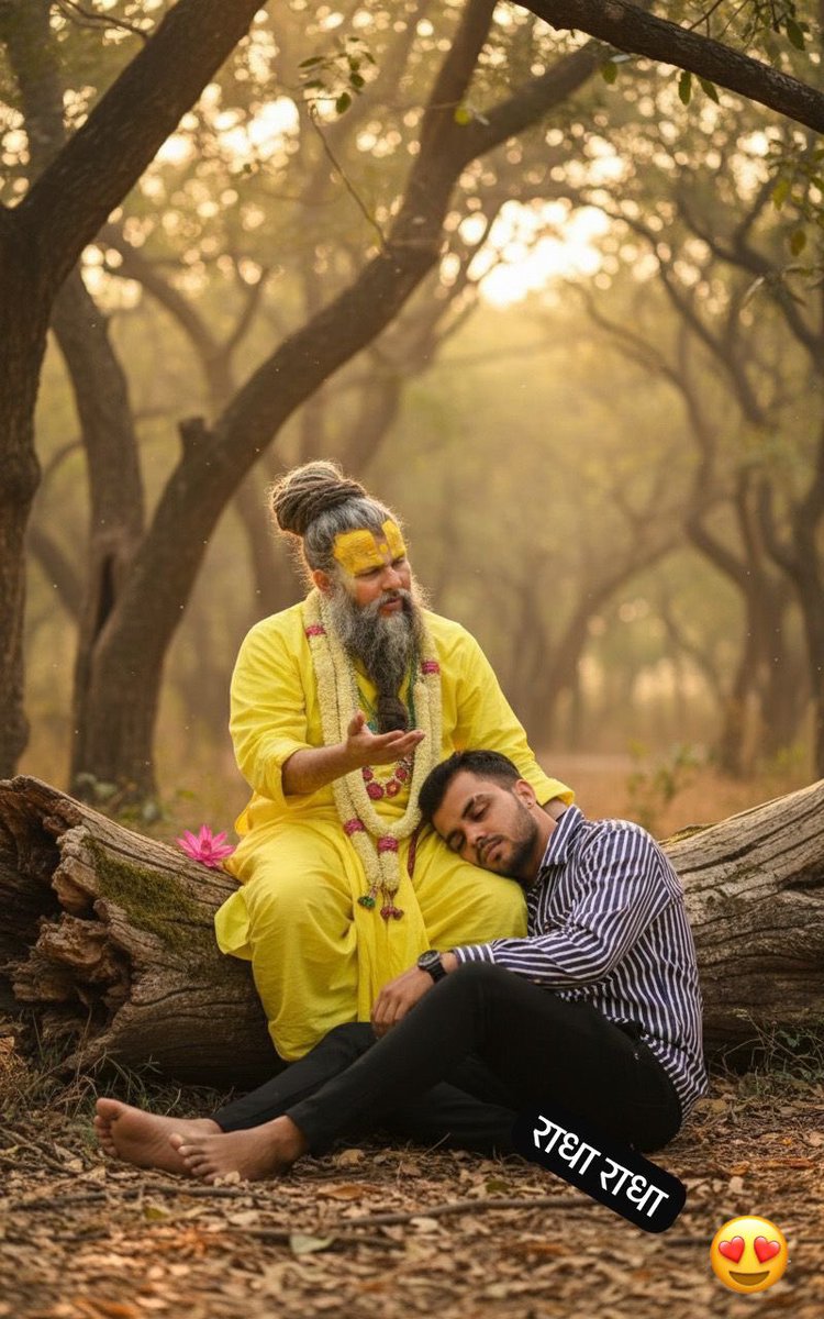 iRahulPhogat's tweet photo. Hari sarnam Maharaja Premanad ji edit with AI |  Rahul Phogat Bhalout Bhalaut | Sibu phogat https://t.co/hlH1VnG0vq