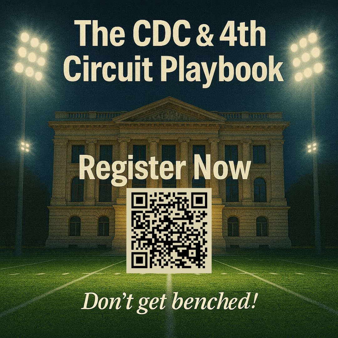 Learn what law school didn’t cover about trial practice when the CDC &amp; 4th Circuit judges open up the playbook! Learn the real moves to win in court—direct from the refs themselves. Don’t fumble the ball! Spots are limited so Register Now at neworleansbar.org/Playbook