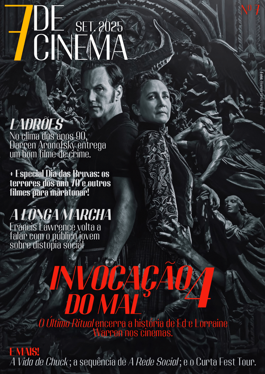 7de_Cinema's tweet photo. A sétima edição está entre nós!

Demos destaque para #InvocaçãoDoMal4, o encerramento da franquia mais lucrativa de terror de todos os tempos.

Leia nossa crítica e confira mais sobre a revista gratuitamente no link da bio! https://t.co/Zz96JkXMLQ
