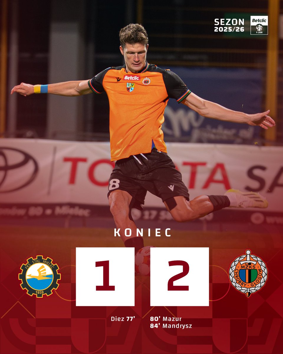 _1liga_'s tweet photo. 🔚 #STMCHR 1:2
@ChrobryGlogowSA odwraca losy spotkania! 🔥
📷https://t.co/p4OsEv2ulK https://t.co/TreVmFy5i1