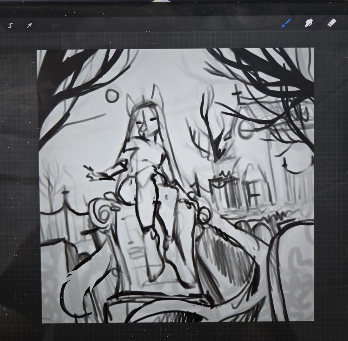 Spirit in the graveyard ych
Full render
Any species (humanoids too)
Any gender
Info below