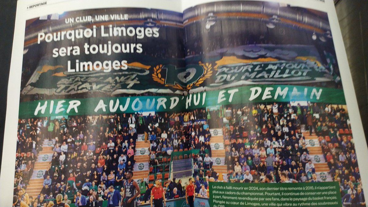 Achetez et lisez <a href="/MaxiBasket82/">Maxi Basket</a> avec <a href="/MatthieuMarot7/">Matthieu Marot</a> qui parle de Limoges et du <a href="/limogescsp/">Limoges CSP</a> 
vive le basket vive Limoges 💚💛