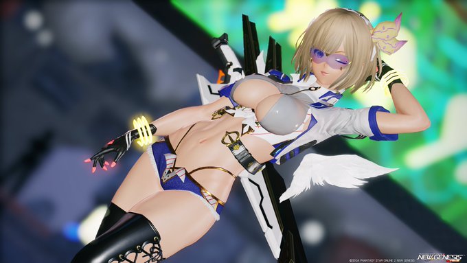 とりあえず撮る😎
 #PSO2NGS_SS 