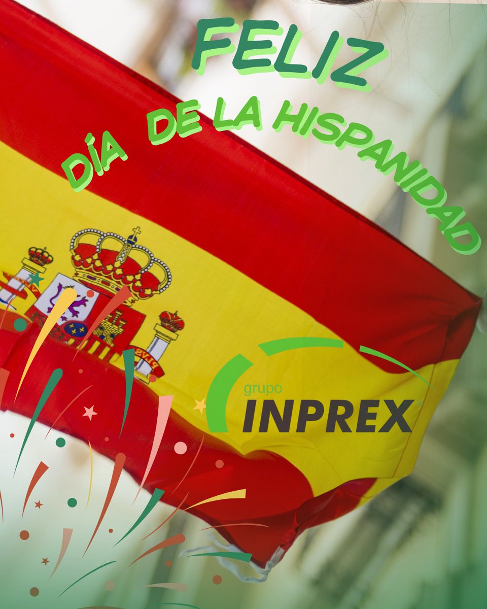 Hoy, #DíadelPilar y Fiesta de la #Hispanidad2025 , celebramos nuestras raíces, la unión y la fuerza que nos ayuda a avanzar. En #GrupoINPREX creemos que la prevención también es un valor que nos une: cuidar de las personas es cuidar de lo que somos.
💚 ¡Feliz día a todos!