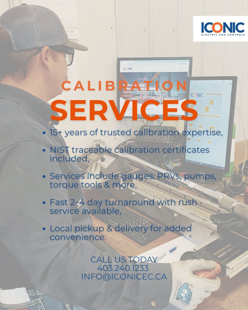 Why Choose Iconic?

Dynamic calibration options and services.

Fast turn arounds.

Contact us today!