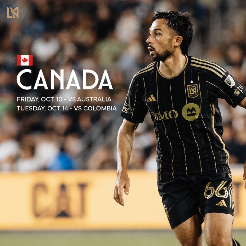 LAFC's tweet photo. Called Up. 🇸🇻🇬🇦🇰🇷🇨🇦

Four of our players have been selected to represent their country.