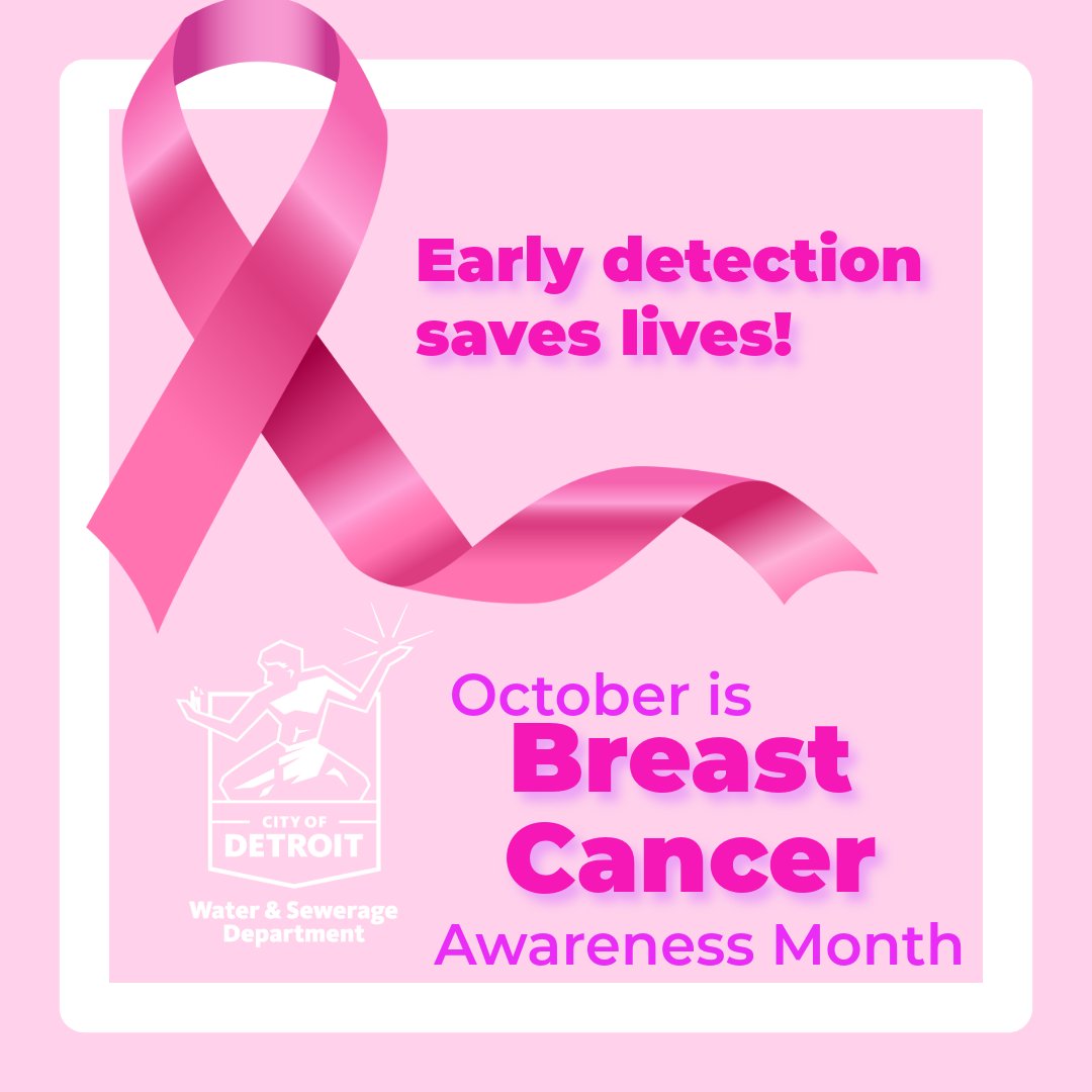 This month, we recognize October as Breast Cancer Awareness Month. Let's raise awareness, support those on their journey, and remember those we've lost. Early detection saves lives!