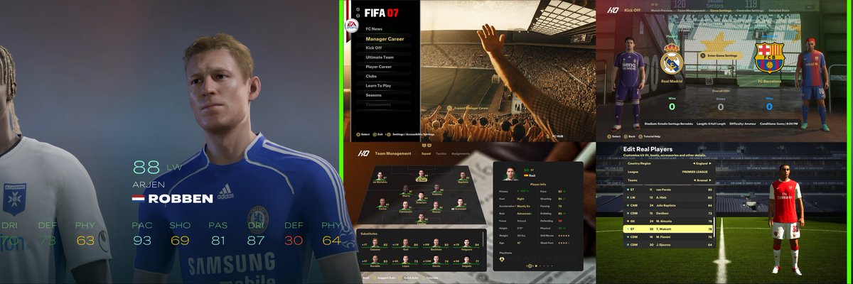 WZRD GROUP (@eawzrd) on Twitter photo imagine fifa 07 in fc! this time we want to take you down memory lane! from rosters to boots to scoreboards to menus, relive the 2006/07 season with our new retro mod! #eafc
youtu.be/yiibBRAKOhU?si… imagine fifa 07 in fc! this time we want to take you down memory lane! from rosters to boots to scoreboards to menus, relive the 2006/07 season with our new retro mod! #eafc
youtu.be/yiibBRAKOhU?si…