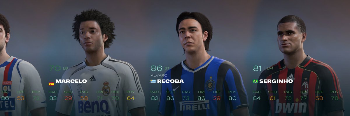 EAWZRD's tweet photo. imagine fifa 07 in fc! this time we want to take you down memory lane! from rosters to boots to scoreboards to menus, relive the 2006/07 season with our new retro mod! #eafc
https://t.co/NVMCN11oxP https://t.co/utU8tOjtkV