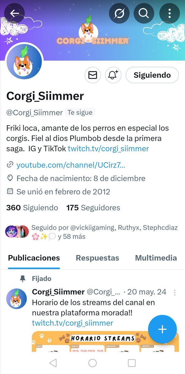 🔷 Me paso por aquí para dar la bienvenida a nuestro grupo #ColegasSimmers a <a href="/Corgi_Siimmer/">Corgi_Siimmer</a> 🥳🥳🥳
Espero que lo disfrutes mucho y sobre todo te diviertas haciendo los retos 🥰💞😘