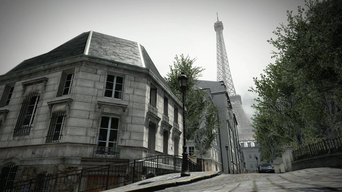 bamboche_moi's tweet photo. @MAlphabetique À noter qu’elle est aussi modélisée dans le jeu vidéo Call Of Duty, avec quelques approximations plus ou moins grossières et notamment la Tour Eiffel en arrière plan. https://t.co/u35XLSn1gi