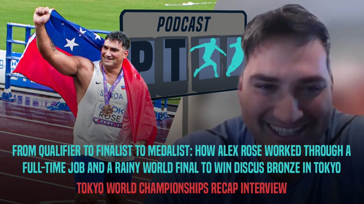Alex Rose made his first global championship in 2013. Alex Rose made his first global final in 2022. Alex Rose won his first global medal in 2025.

In a rainy comp in Tokyo, Rose claimed Samoa’s first ever global medal in track and field, winning bronze in the discus at 66.96m.