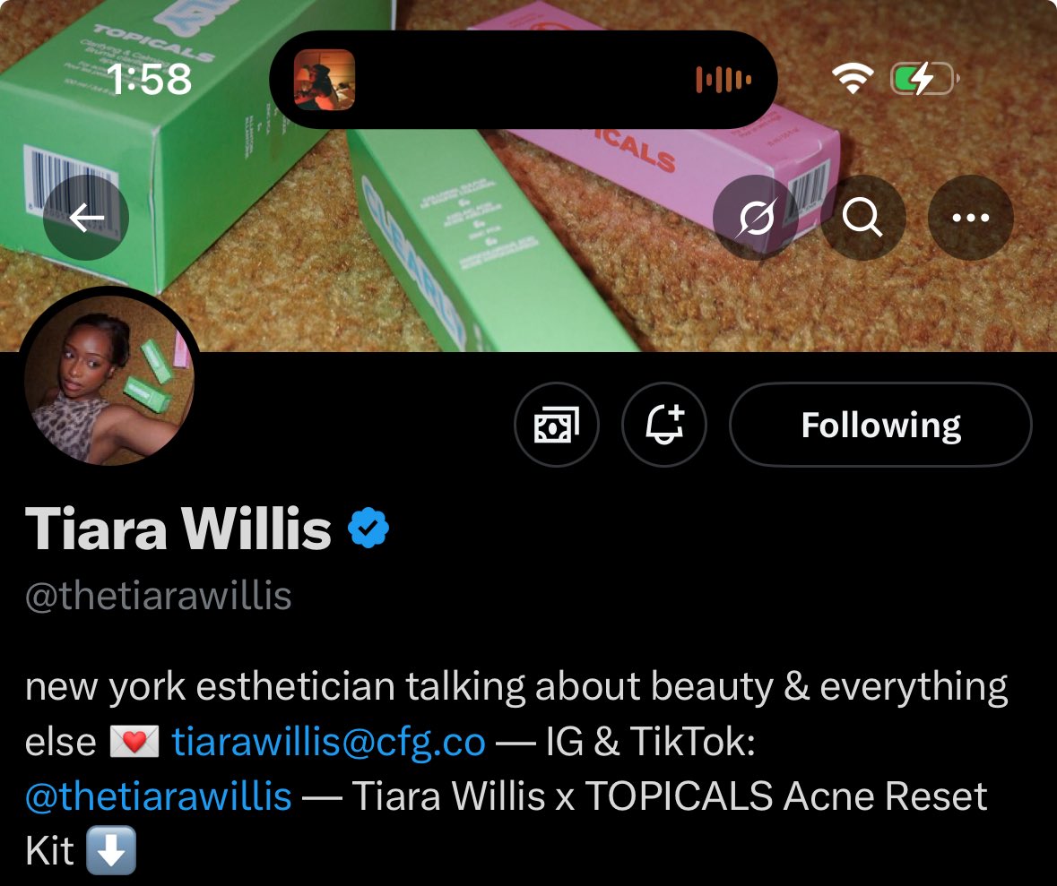 DejaBru_'s tweet photo. @thetiarawillis Been following since makeupforwoc!! https://t.co/KoyXuBpiAM