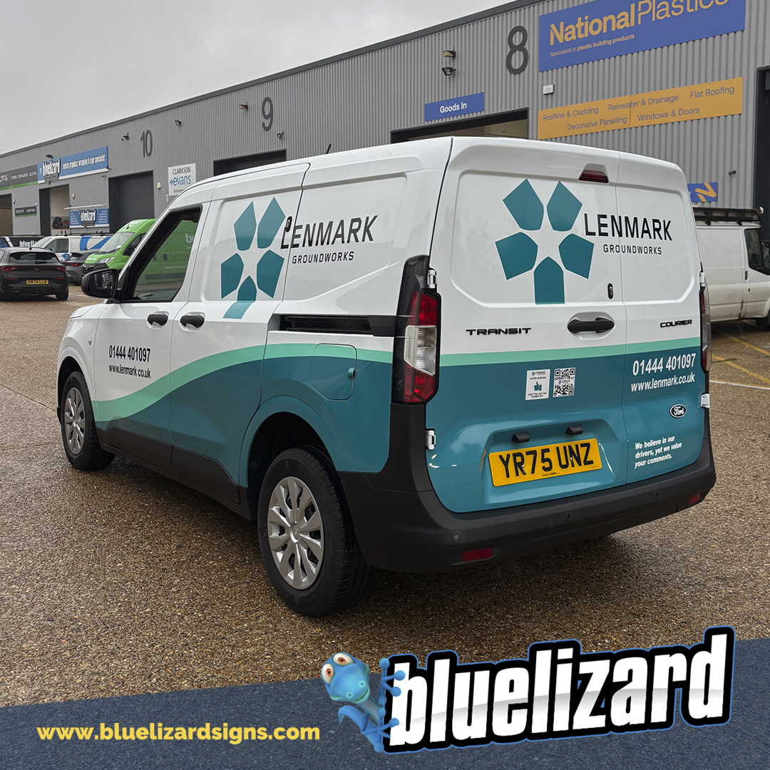 Fresh out of the workshop, a batch of Connects, Couriers and Customs in the signature Lenmark livery - ready to join the rest of their ever-expanding fleet.

Signs, wraps, graphics &amp; more by Blue Lizard Signs

#crawleywrap #digitalwrap #commercialwrap #vanwrap #vehiclewrap