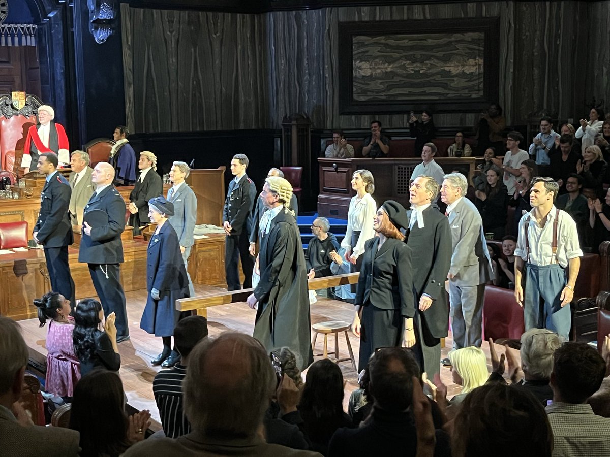 PaulPhear's tweet image. Another hugely enjoyable visit to County Hall for the site specific courtroom drama @witnessplayLDN now 8 years with a shiny new cast. 

It’s  one of London’s top entertainments and Queen of crime Agatha Christie toys with her audience like a purring pussy cat.

#sworntosecrecy