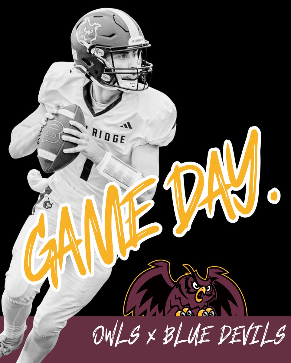 Kickoff: 7pm in Park Ridge. Let’s go Owls!!!  <a href="/PRowlsathletics/">Park Ridge Athletics</a>