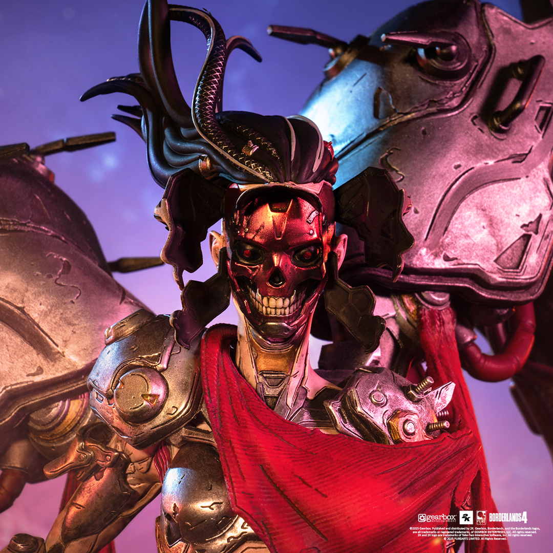 Which face will you display?? 

The Borderlands Callis the Ripper Queen 1/6 Scale Statue Exclusive Edition features 2 face display options! Pre-order yours now ➡️ ow.ly/reIy50X5HyQ