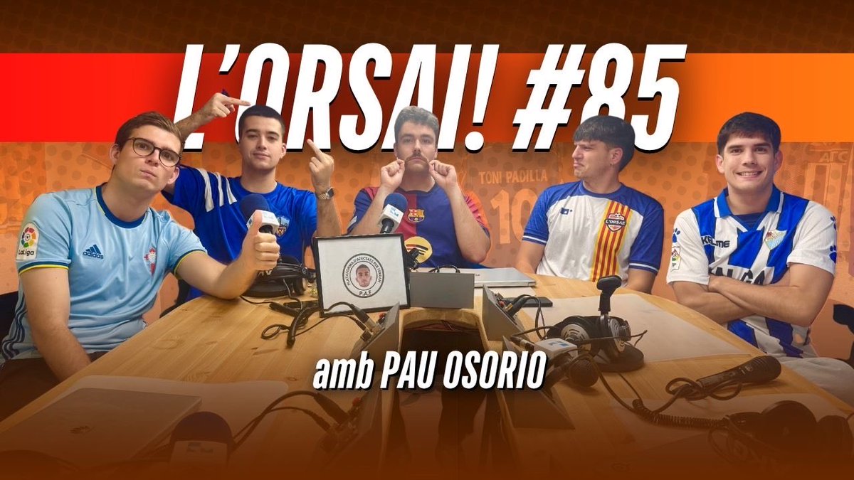 🤝🏼JA PODEU VEURE EL PROGRAMA #85 AMB <a href="/pauosorio40/">Pau Osorio</a> 

😡POST BARÇA-PSG. QUÈ VA FALLAR?

🤨ÉS NECESSÀRIA UNA GRADA D’ANIMACIÓ?

✍️LA CARTA QUE DEDICA SZCZESNY A JOAN GARCIA

👏🏻Ho teniu a Youtube, Spotify i a <a href="/radiovilamajor/">Ràdio Vilamajor</a>

youtu.be/lhgz6RlK6fU?si…