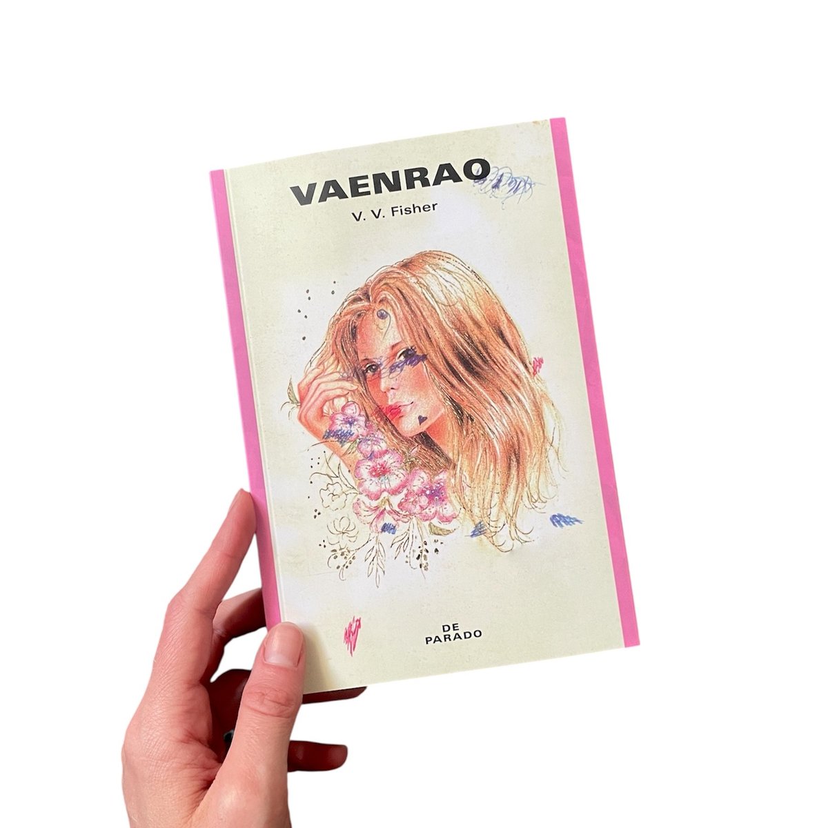 De_Parado's tweet photo. ¡Ya está yirando por librerías nuestro último título! VAENRAO un lesbodrama adolescente de los ochenta a partir de las cartas guardadas de V. V. Fisher 💌 https://t.co/VEQuIoex0A