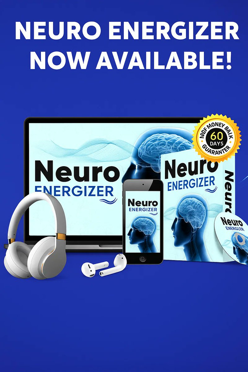 wereviewIt24's tweet image. ➡ usa-neuroenergizer.us
Unlock your brain&apos;s full potential in just 7 seconds a day! 💡 Try Neuro Energizer, the science-backed audio system that enhances focus, creativity, and mental clarity in just 6 minutes! #BrainPower #FocusBoost #MemoryEnhancement #NeuroEnergizer #USA