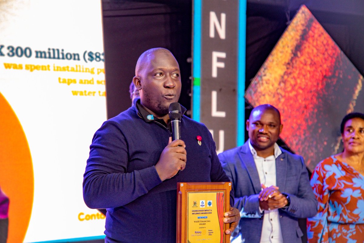 muxoke's tweet image. The WASH Financing Award goes to Rotary Uganda Office for their Eyamba project!
Congratulations as well to the 1st Runners-up, Opportunity Bank.

#CSOForum2025