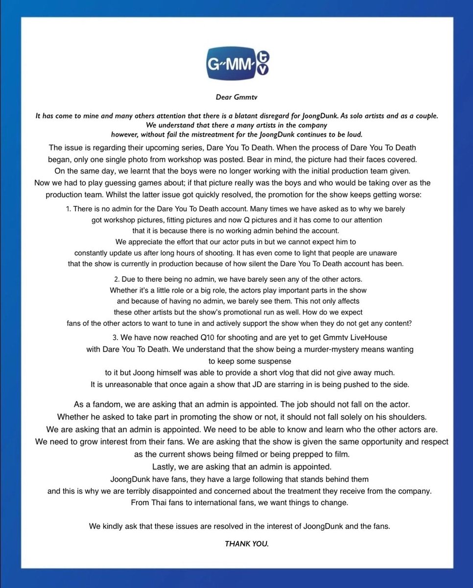 eldaleety's tweet photo. @GMMTV PLEASE BE NICE TO OUR JOONGDUNK 

FAIR TREATMENT FOR JOONGDUNK 

#GmmtvRespectJoongdunk https://t.co/IwcEGNtORn