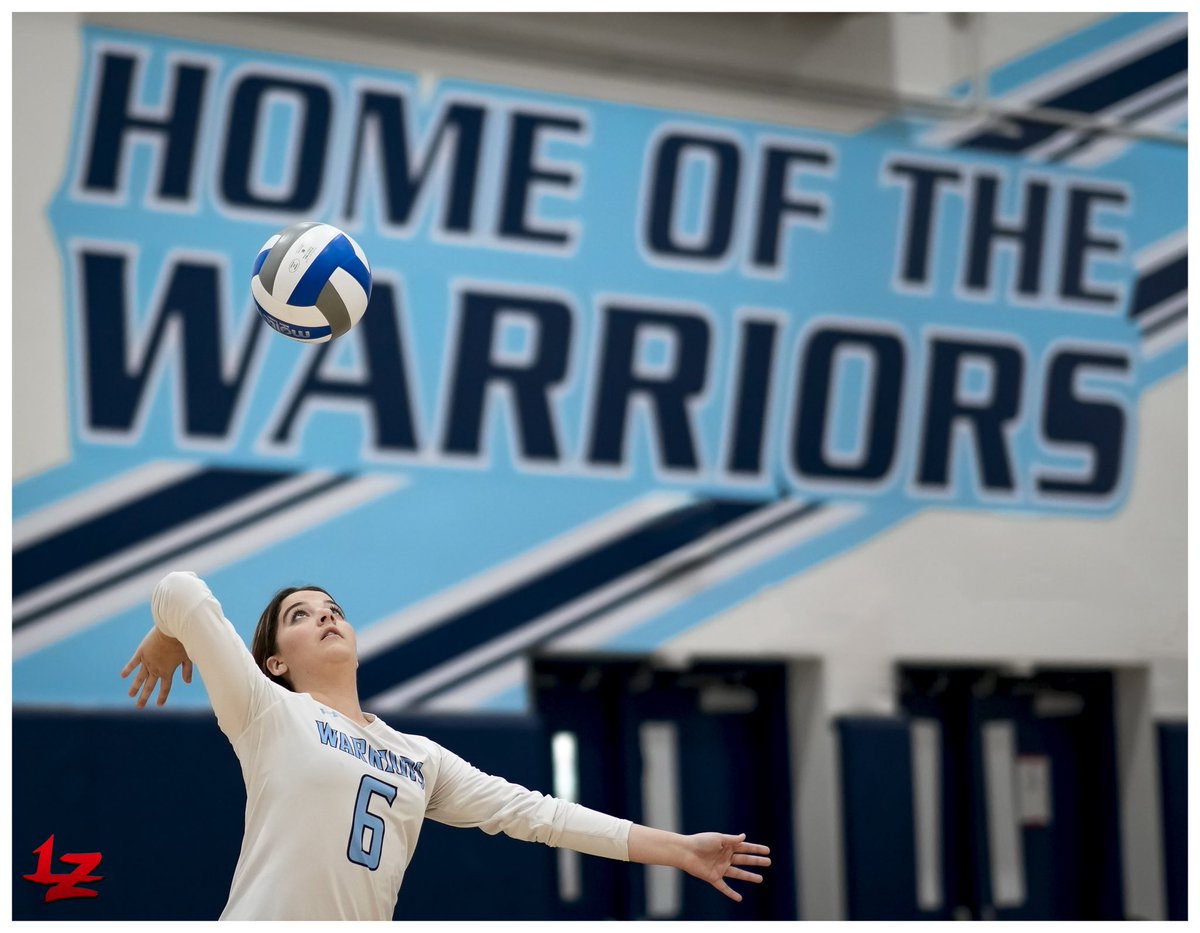 Legndz's tweet photo. Valley Christian Warriors’ Kayce Gruenberg (6) serves the ball during their high school varsity volleyball game against Saint Francis, at Valley Christian High School, in San Jose, Calif., on October 2, 2025. Photo by Larry Kauk/Legndz Photography @VCHSAthletics https://t.co/qEgwFloMgz