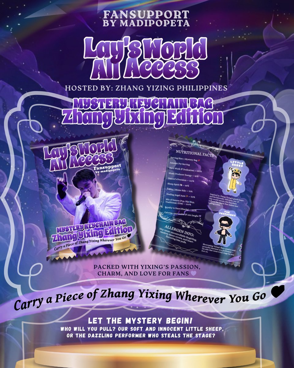 #LaysWorldAllAccess | <a href="/OnlyFor_YIXING/">ZHANG YIXING PHILIPPINES 🇵🇭</a> 

┈➤ fan support by: <a href="/MadiPopeta/">MADI ♡</a> | #GoodiesbyMadipopeta

♡ see you later~
♡ let's trade! 😁