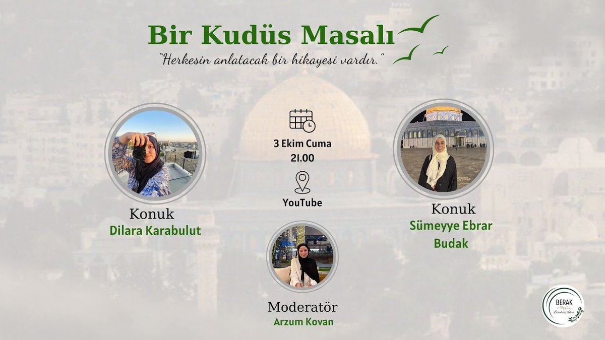 "Herkesin anlatacak bir hikayesi vardır" mottosuyla hayata geçirilen Bir Kudüs Masalı projemizin yeni bölümü yayında!

youtu.be/myZeEMkJA-Y?si…