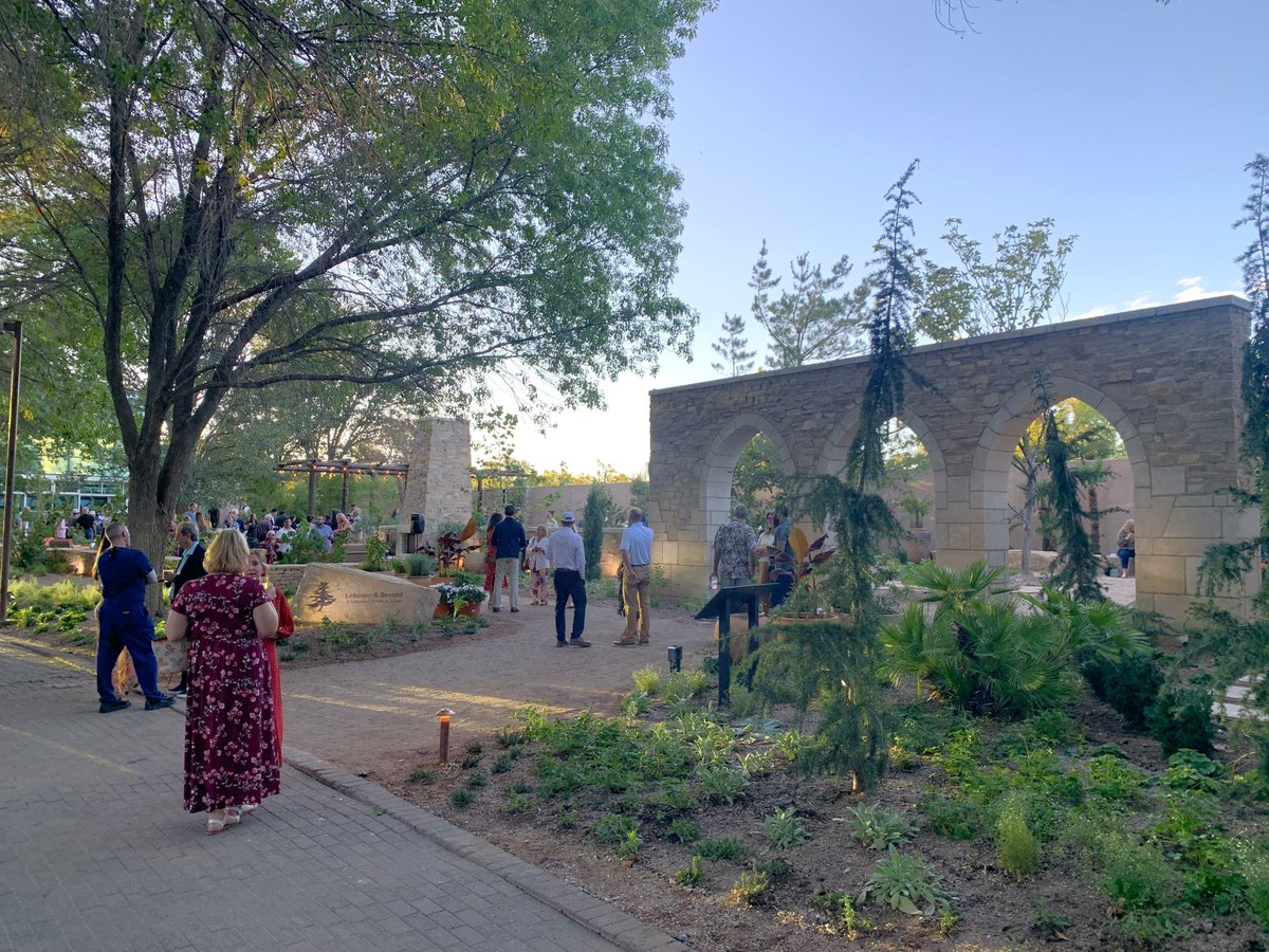 The new Lebanon and Beyond Garden at the Albuquerque BioPark is officially open! This is the nation’s first Lebanese garden, featuring Mediterranean plantings. We did the landscape installation, designed by landscape architect Emmanuel Didier, with irrigation design by Pland.
