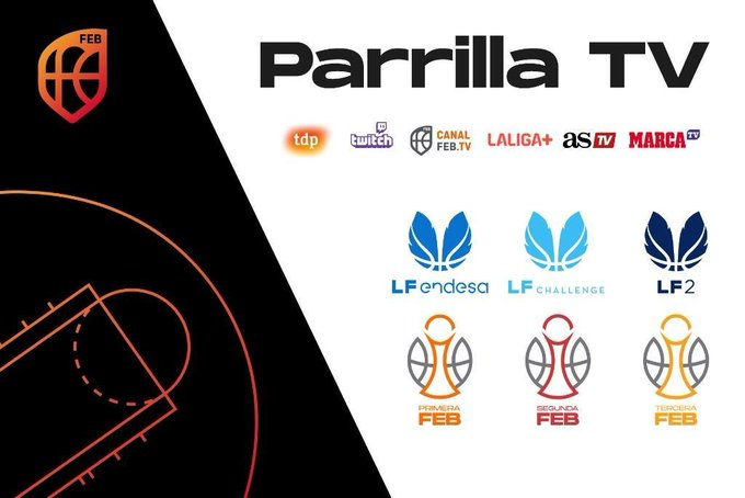 🏀 Retransmisiones: Las Competiciones FEB despliegan sus velas hacia la gran travesía 2025/26

▶ La 🇯2⃣ de #PrimeraFEB llega esta noche con dos partidazos en <a href="/LaLigaPlus/">LALIGA+</a> 

📺 Parrilla completa ⬇
feb.es/2025/10/3/balo…