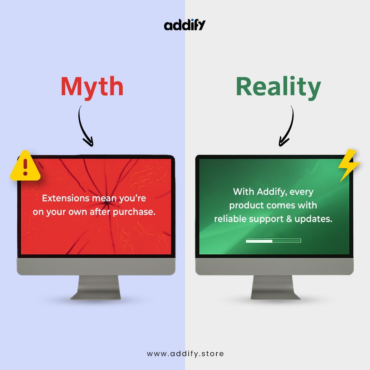 Addify2's tweet image. Extensions that end at purchase? Not here.
With Addify, free updates & support come standard—because your success matters.⚡
#WooCommerce #Addify #Ecommerce #SaaS #Tech #CloudComputing #DigitalTransformation #Startup #Innovation #SoftwareDevelopment #Automation #SaaSGrowth