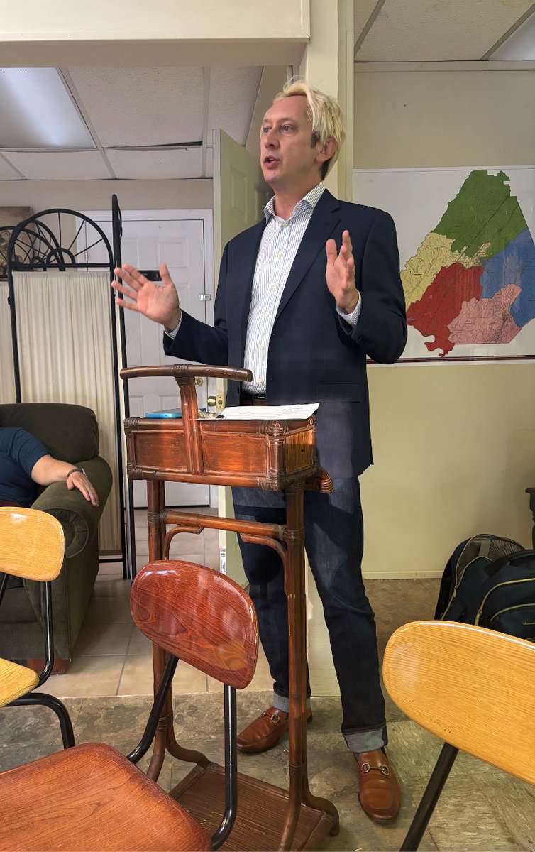 Our monthly meeting was visited by the Vice Chair of the TN Democratic Party last night. Thank you for joining us, J. Nathan Higdon! We appreciate you taking the time to come talk to us!