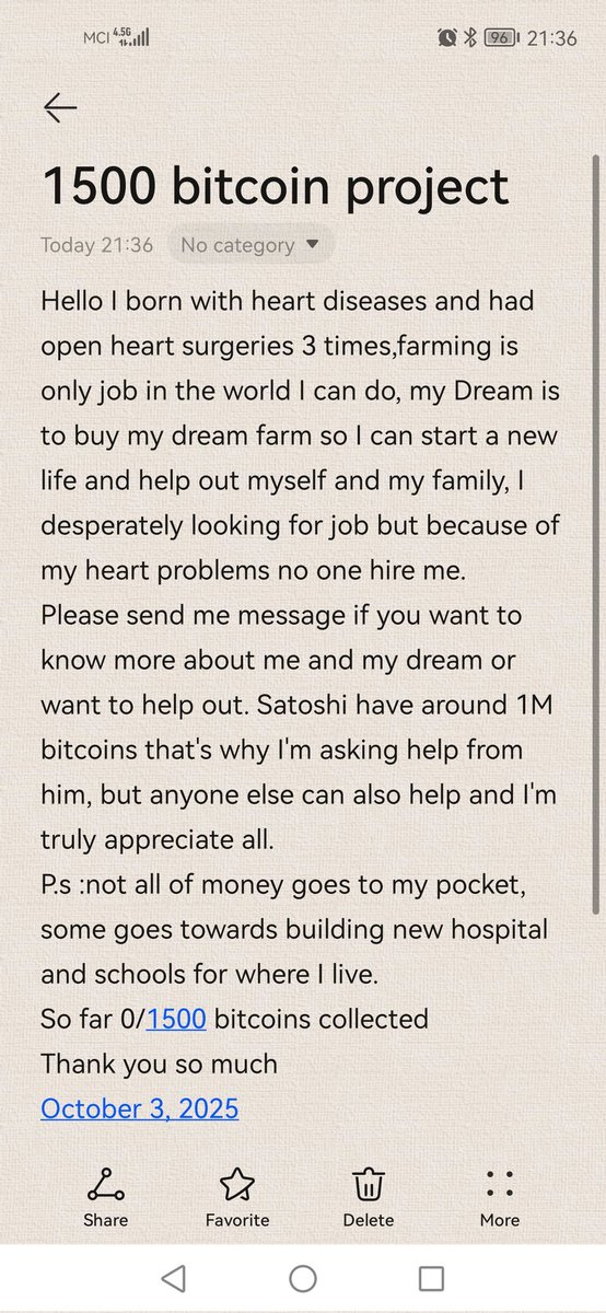satoshi_blessme's tweet image. Day 210 of asking #satoshi or team behind developing #Bitcoin to please donate me 1500 bitcoins For more info Dm me
BTC:
bc1qgda524y5ftmmn70emu40jkny26n0uzmcvg64nn

#เพียงเธอEP12 #NPsalonwithPerthSanta #LoewexMilkPansa #TSTheLifeofaShowgirl #ValentinoSS26xFreen #ValeTudo #Gaza