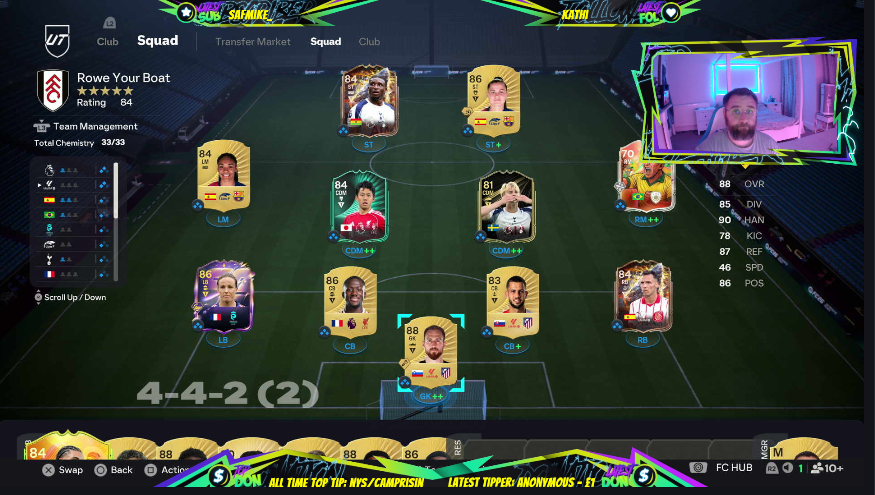 Weekend League ready!

⚽️🔴LIVE IN 15!🔴⚽️

Whilst it's no god squad, it certainly isn't the worst. 

Playing a few games tonight, then the rest over the weekend.

twitch.tv/SweatySosig