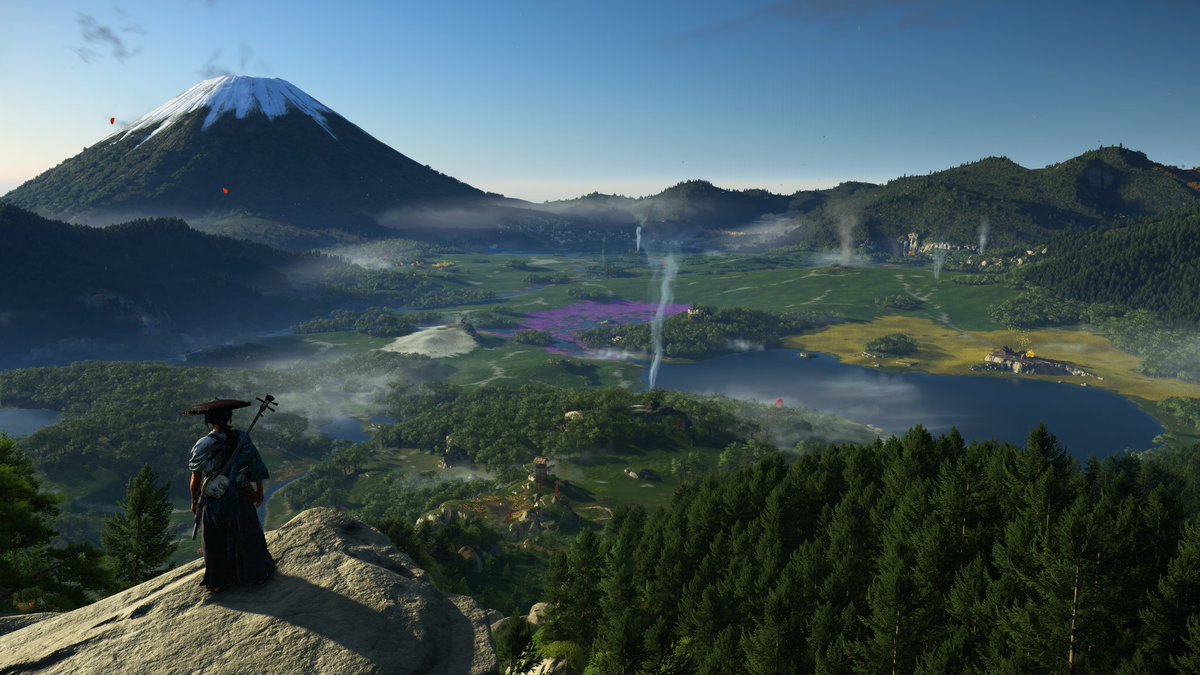 trubbey90's tweet photo. Menuda locura de paisajes, como se ve este #GhostofYotei que ganas de seguir viciando @PlayStationES https://t.co/b6kLKNVFav