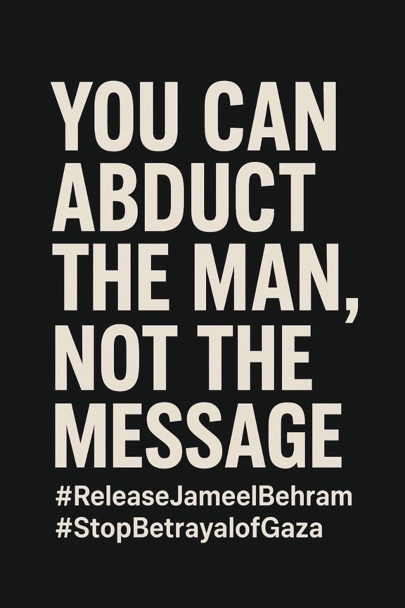 ramisha10's tweet photo. #ReleaseJameelBehram #stopbetrayalofgaza https://t.co/ihJbLTzo3G