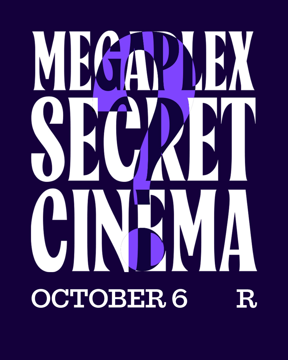 Shhh it’s a secret! 🤫 New #SecretCinema at Megaplex October 6! Get tickets here: bit.ly/3WlZrmI