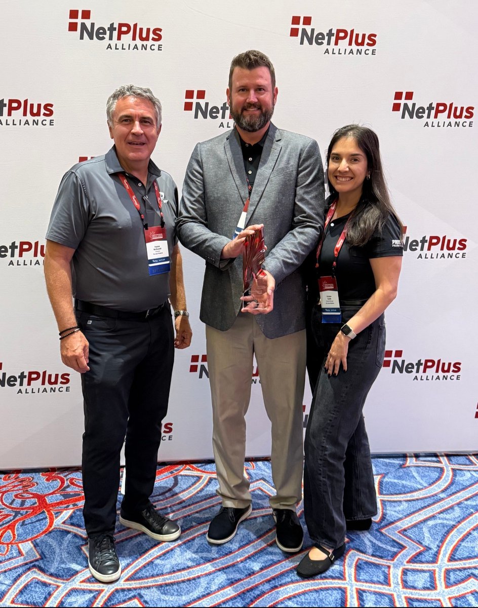 ProLineDallas's tweet image. We’re excited to share that Matt Dedeluk has been honored with the Partnership Excellence Award from NetPlus Alliance! Congratulations, Matt!
#PartnershipExcellence #NetPlusAlliance #ProLineProducts