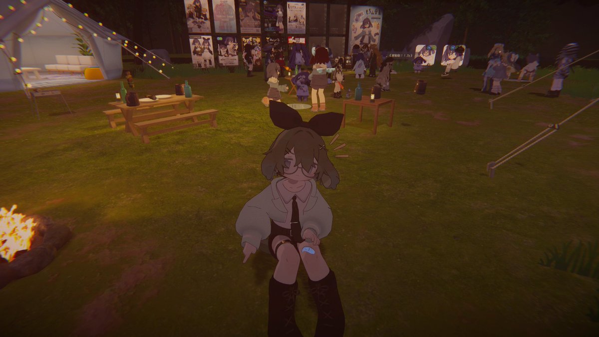 matchalove_vrc's tweet image. 抽選当たった新衣装最高！
さっそくうささきの森でお披露目してきました！
来週のコラボも楽しみだァ
#molLab
#うささきの森