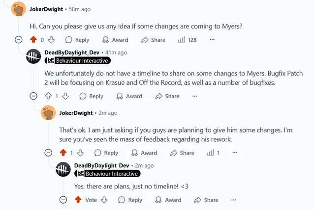 TheMoldWizard's tweet photo. @ScottJund They did say beneath that they are planning to give him changes. That doesn't mean they will, but y'know, Myers players must take the crumbs they're thrown. https://t.co/DAUTAcbMHO