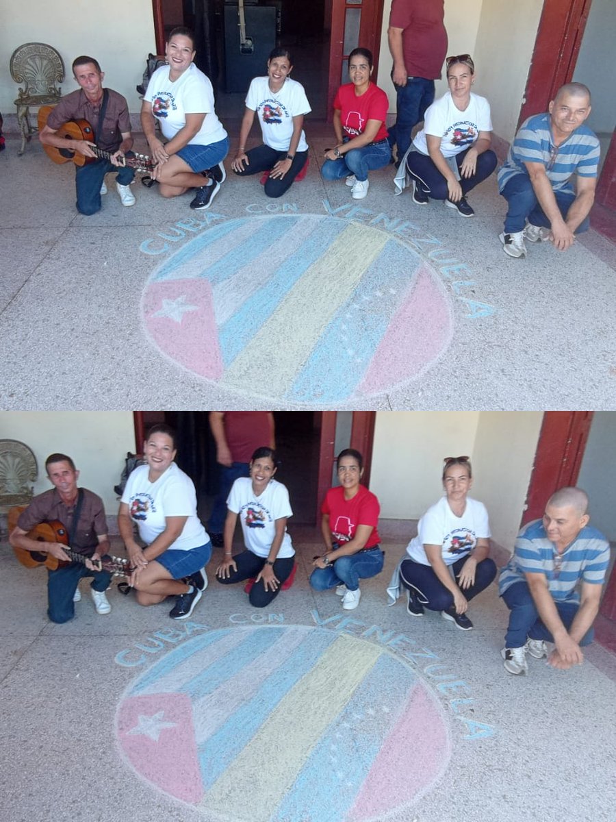 YMarquezSanchez's tweet photo. #FreyreLaTierraMásHermosa
Se suma la @BjmFreyre a trabajadores de Educación,Cultura, INDER,Salud, demás organizaciones Políticas y de masas, a variadas actividades en apoyo a la hermana República Bolivariana de Venezuela.
#RaícesQueForjanHistoria
#CubaConVenezuela
#21AñosBJM https://t.co/tDExvcGbQw