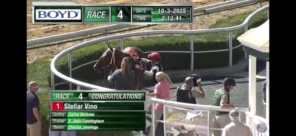 Luck #13 🍀
Congratulations to BPG. A patient ride by <a href="/C_barbosaaa/">Carlos Barbosa 🏇🏻❤️</a> that paid off!