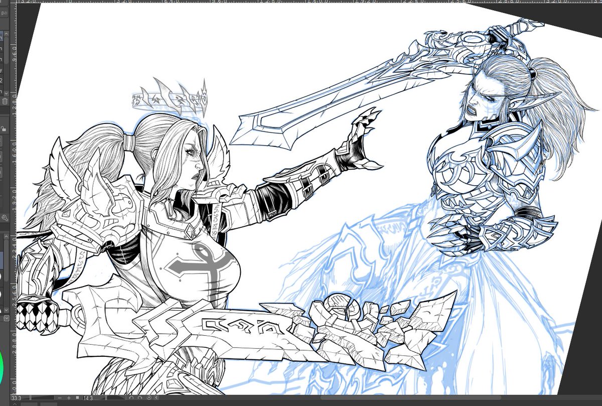 Today's WIP
#commissionart #wip #fantasyart