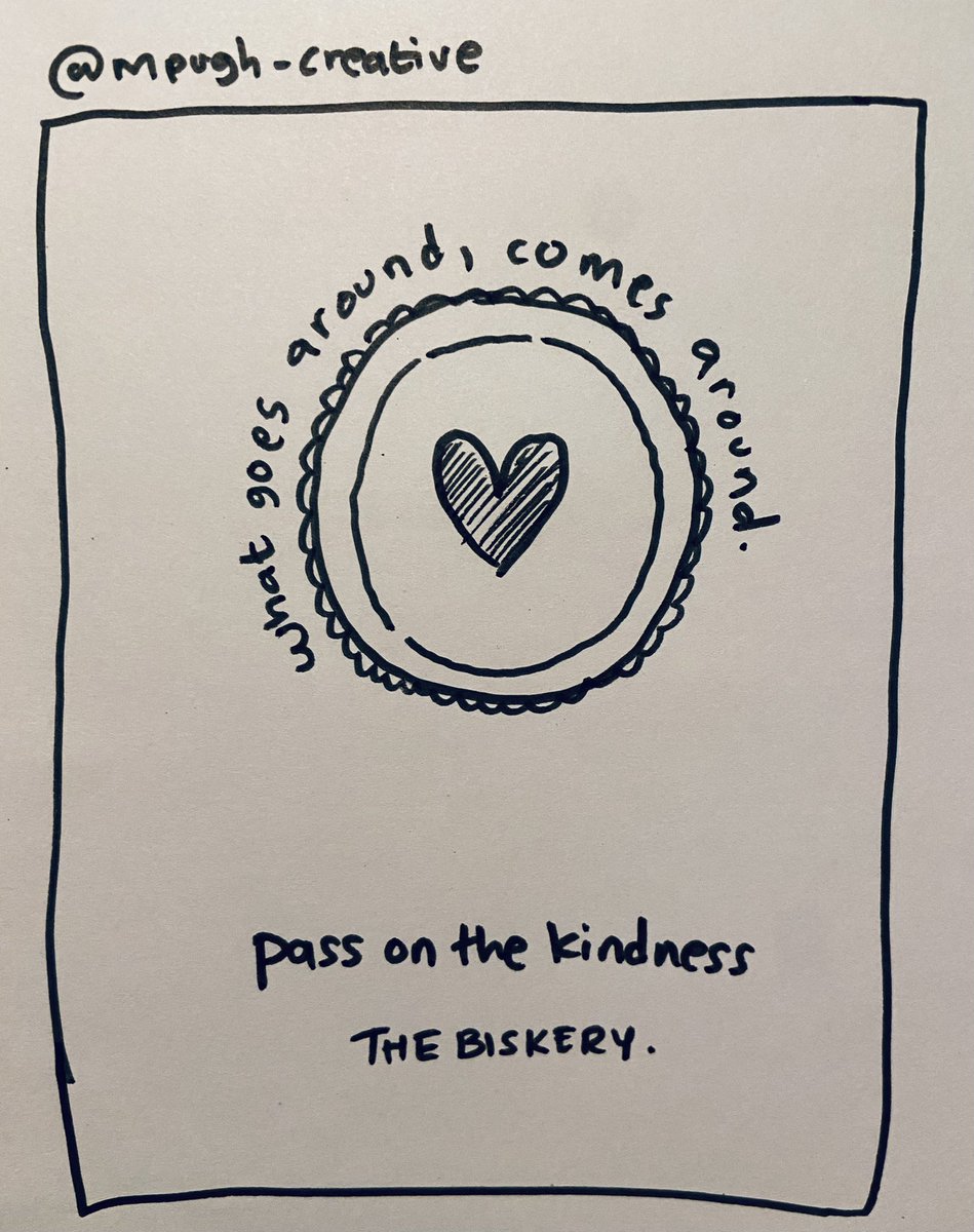 One Minute Brief of the Day: 
Create posters to Spread Kindness in Biscuit Form with @TheBiskery #SayItWithTheBiskery 🍪 <a href="/OneMinuteBriefs/">One Minute Briefs ⏱️</a>