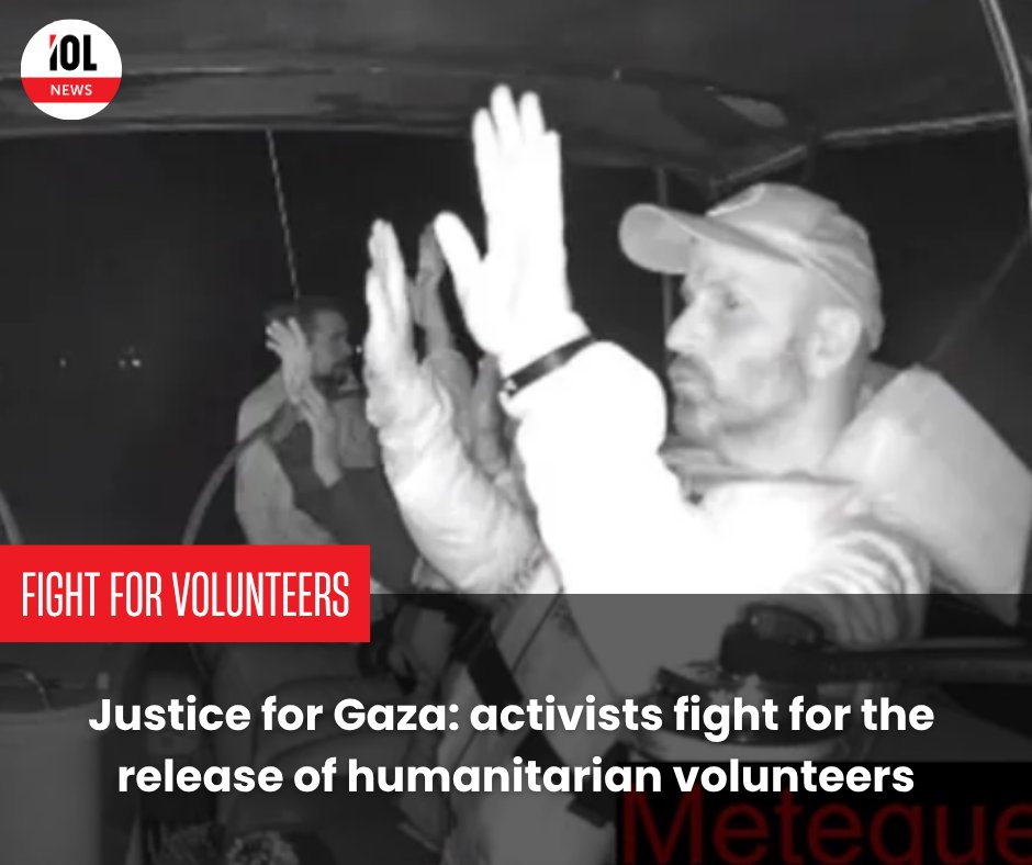 IOL's tweet image. Pickets against the ongoing crisis in Palestine are a familiar sight, but on Friday, gatherings across South Africa focused on the detention of humanitarian volunteers captured by Israeli forces while en route to aid Gaza.
#news #activists #release #volunteers #humanitarian #Gaza